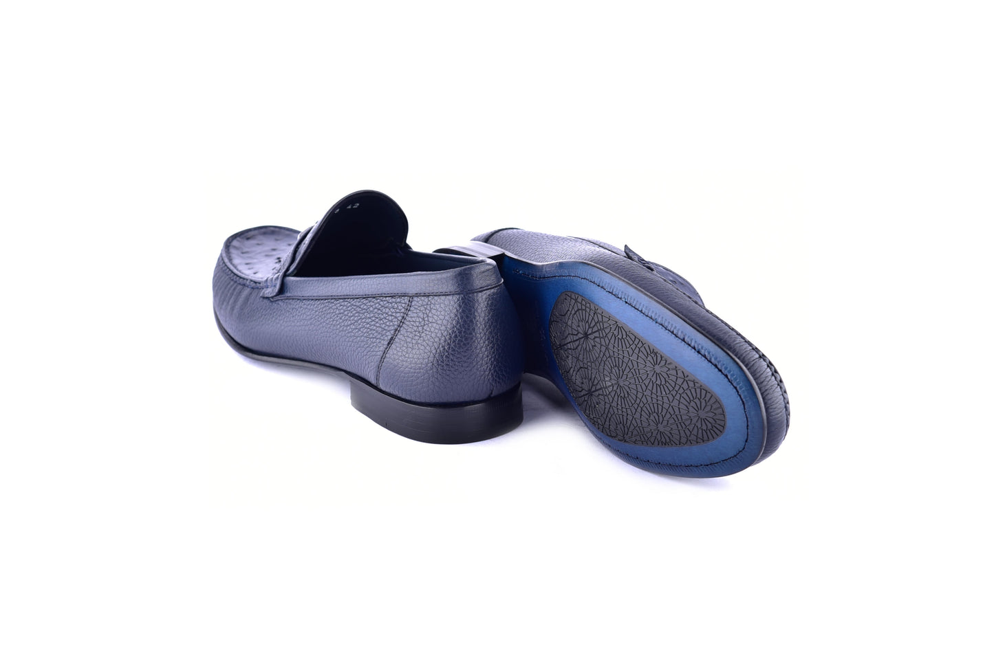 C0014052-3898Ost- Genuine Ostrich- Navy - Image 3
