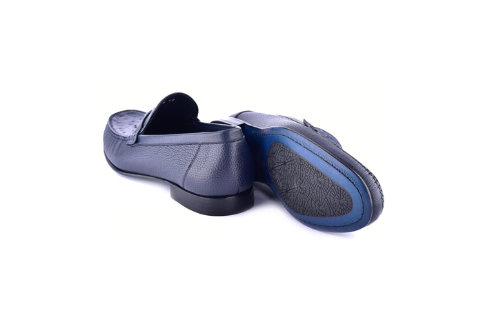 C0014052-3898Ost- Genuine Ostrich- Navy - Image 3