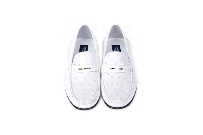 C0014053-3898Ost- Genuine Ostrich- White - Image 4
