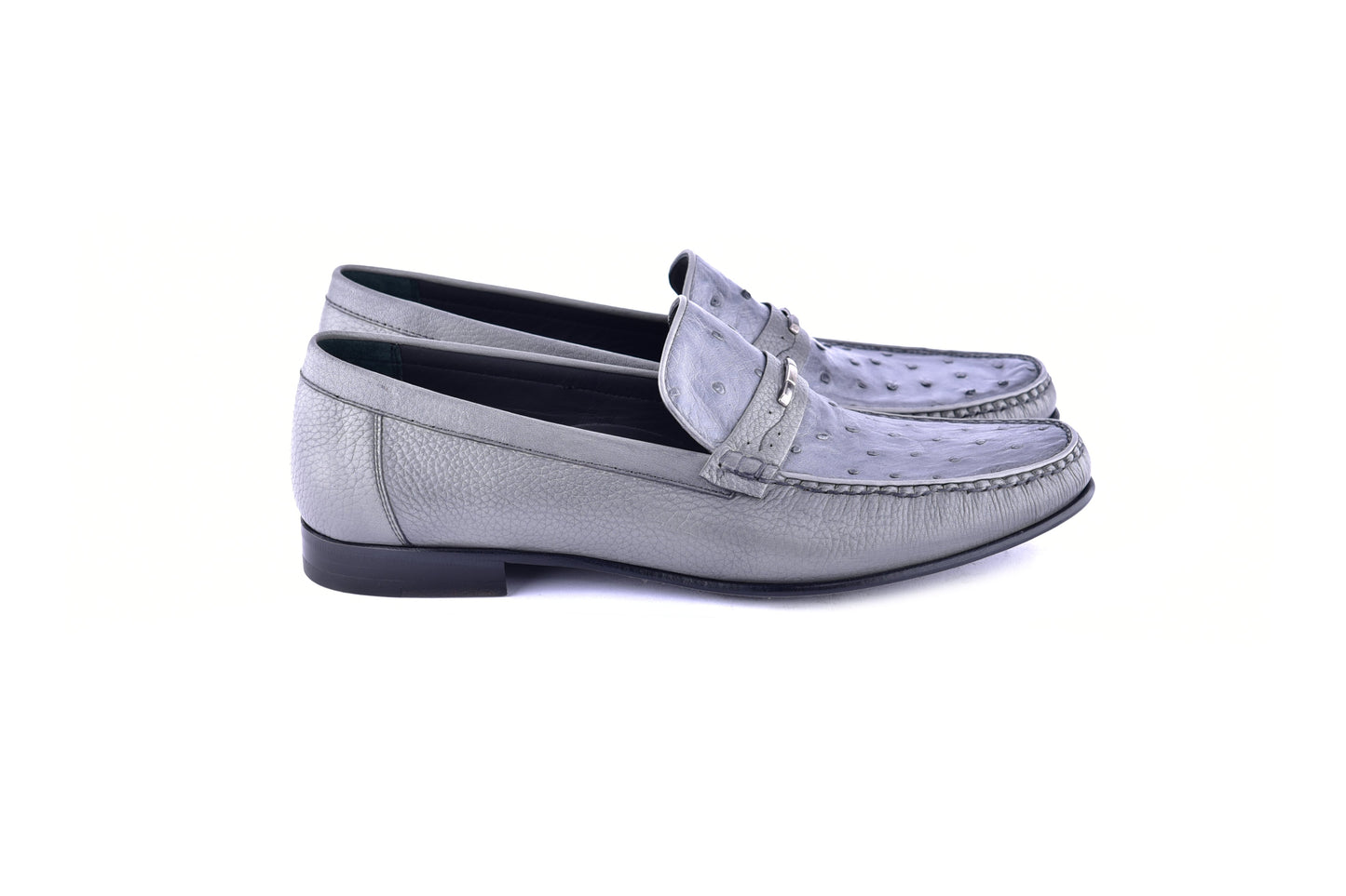 C0014051-3898Ost- Genuine Ostrich- Grey - Image 2