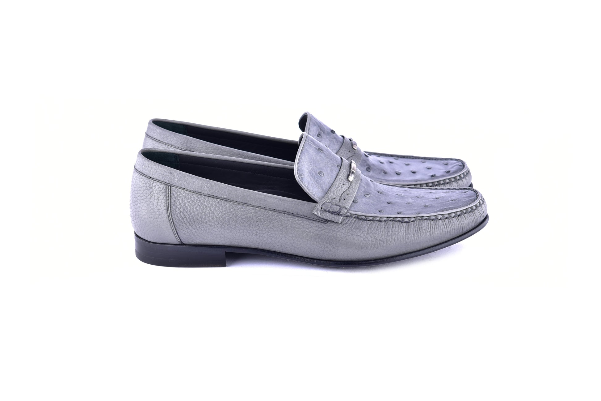 C0014051-3898Ost- Genuine Ostrich- Grey - Image 2