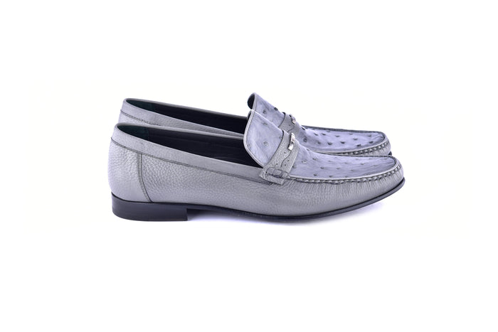 C0014051-3898Ost- Genuine Ostrich- Grey - Image 2