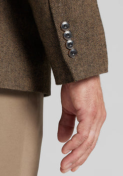 1905 Collection Tailored Fit Herringbone Sportcoat - Image 4