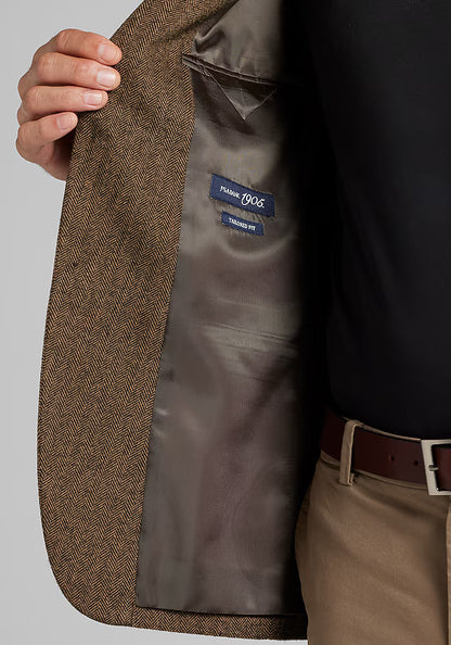 1905 Collection Tailored Fit Herringbone Sportcoat - Image 5
