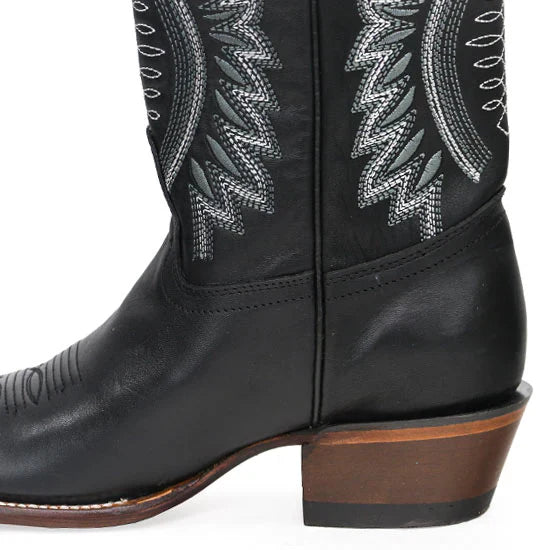 Botas de Cuero Vergel Horma Dubai para Dama Color Negro - Image 2