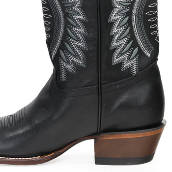 Botas de Cuero Vergel Horma Dubai para Dama Color Negro - Image 4