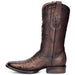 Paris Brown Caiman Square Toe Boots