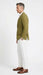 Men’s Olive Green Blazer Sport Coat – Linen Fabric Summer in pistachio sage green