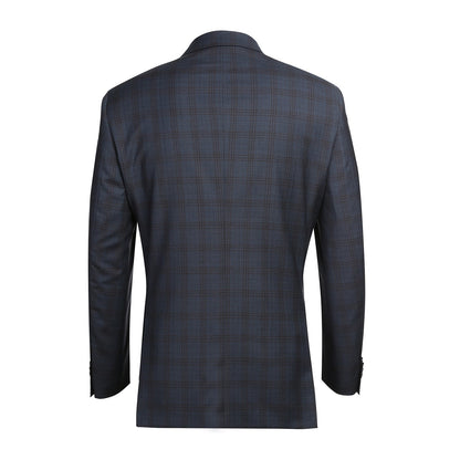 566-3 Men's Classic Fit Wool Suits - Image 3