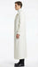 Mens Off-White Long Trench Coat – Overcoat with Classic Clean Design Duster Maxi Coat in Ivory Color
