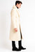 Men’s Ivory Full-Length Overcoat with Luxurious Faux Fur Shawl Collar – Winter Dress Coat