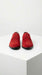 Men’s Red Suede Tuxedo Dress Shoes | Formal Lace-Up Wingtip Shoes for Wedding, Prom & Party - Velvet Shoe