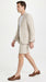 Men’s Tan Linen Suit with Shorts, 2 Piece Summer Short Suit, Casual Beach Wedding Outfit
