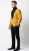 Men's Gold Shawl Lapel Blazer Tuxedo Dinner Jacket – Luxury Formal Blazer Jacket for Wedding, Party and Evening Events
