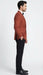 Men’s Brick Copper Rust Color  Blazer – Slim Fit Formal and Party Wear Jacket in Burnt Orange Sport Coat