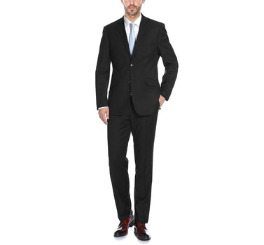 Renoi Designer Suit 2110-1 Men's Slim Fit Solid Stretch 2-Piece Suit