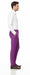 Mens Slim Fit Light Purple Dress Pants – Modern Formal Trousers for Business, Weddings and Parties