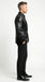 Men’s Shiny Black Tuxedo Blazer – Glossy Formal Jacket for Party Dinner Jacket Shawl Collar