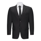 Mens Vested Black Slim Fit Suit
