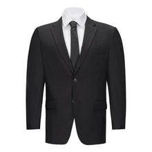 Mens Vested Black Slim Fit Suit