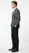 Mens Charcoal Pinstripe Blazer – Classic Tailored Formal Jacket for Business, Office and Evening Wear