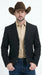 Mens Black Western Blazer Set – Cowboy Style Formal Jacket and Pants Outfit Country Western Suit