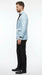 Men’s Baby Blue Tuxedo Blazer with Black Lapel – Formal Dinner Jacket for Wedding, Prom and Evening Events  in Sky Light Blue Color