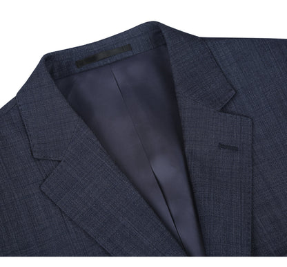 558-3 Men's Two Piece Classic Fit Wool Blend Suit - Image 3