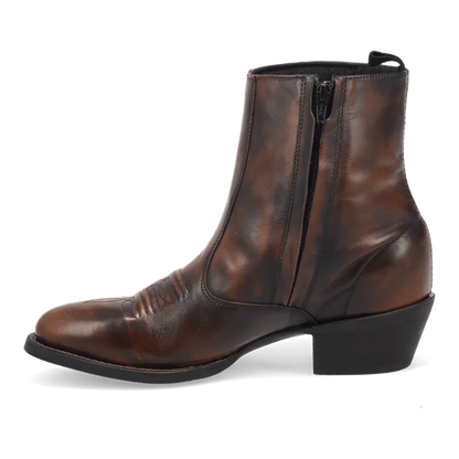 Laredo Men's Fletcher Leather Round Toe Boots with Zipper - Image 3