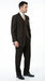 Men’s Dark choclate Brown Three Buttons 3 Piece Suit – Classic Brown 3PC Wedding, Church and Business Formal Suit for Men