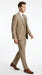 Big And Tall Men's Plus Size Men's Suits For Big Guys Beige