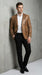 Men’s Brown Snakeskin Pattern Blazer – Stylish Exotic Print Formal Blazer Jacket for Party, Exotic Crocodile Alligator Print