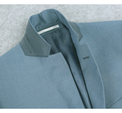 201-11 Men's 2-Piece Slim Fit Single Breasted Notch Lapel Suit - Image 3