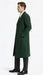 Men’s Hunter Green Full-Length Wool Overcoat – Classic Winter Dress Coat for Formal and Casual Wear Topcoat Mens Wintercoat