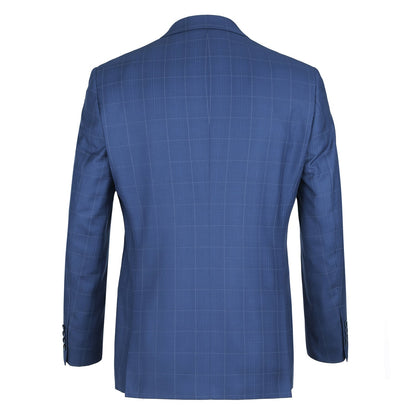 Renoi Designer Suit 291-20 Men's Slim Fit 2-Piece Single Breasted Check Dress Suit