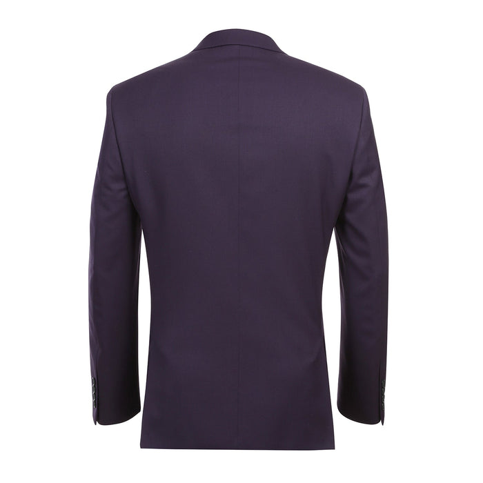 566-4 Men's Slim Fit Wool Suits - Image 3