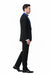 Men’s Black Tuxedo with Royal Blue Shawl Lapel | Modern Formal Dinner Jacket Suit + Pants for Weddings, Proms