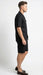 Men’s Black Walking Suit with Short – Classic Leisure and Casual Outfit