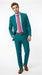 Men’s Teal Green Dark Turquoise Suit – Elegant Formal Suit for Business, Wedding, Party and Modern Style Wear