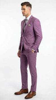 Men’s Light Purple Suit Blazer and Suit Jacket Mauve – Formal Wedding & Party Wear Coat for Business Prom and Church