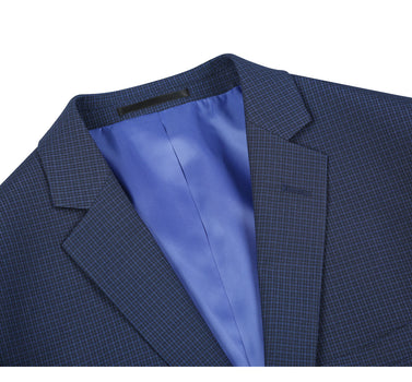 Renoi Designer Suit 293-8 Men's Two Piece Slim Fit Stretch Dress Suit