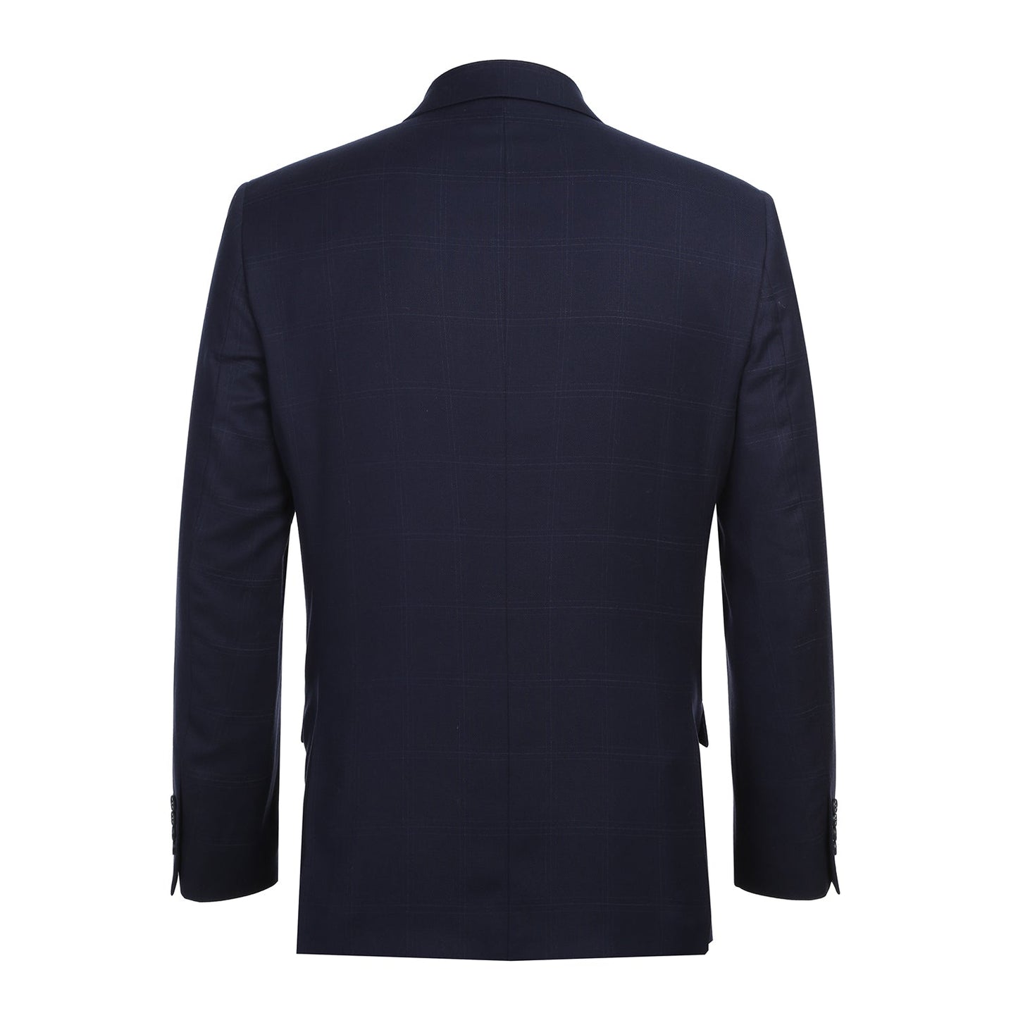 293-29 Men's Slim Fit Checked Suits - Image 3