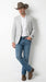 Men’s Very Light Grey - Linen Western Cowboy Blazer, Formal Sport Coat for Weddings, Parties, Country Events, and Casual Dress Wear in Ice Ash Color