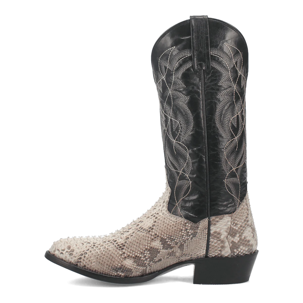 Dan Post Men's Manning Python Snakeskin Round Toe Boots - Natural - Image 3