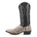 Dan Post Men's Manning Python Snakeskin Round Toe Boots - Natural