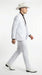 Men’s White Western Cowboy 3 Piece Tuxedo Suit, Formal Wedding Prom Groom Suit Set