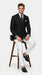Men’s Black Double Breasted Blazer, Formal Wedding Business Casual Sport Coat Jacket