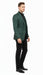 Men’s Emerald Green Paisley Tuxedo 3-Piece Suit – Slim Fit Formal Blazer, Vest, and Pants for Weddings, Proms