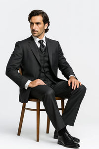 3 Piece Black Suit