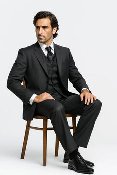 3 Piece Black Suit